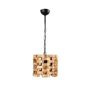 Visilica u prirodnoj boji s drvenim sjenilom ø 20 cm Match - Squid Lighting