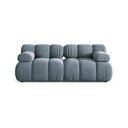 Siva baršunasti sofa 188 cm Bellis – Micadoni 