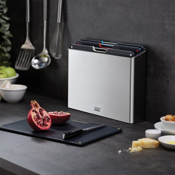 Daske za rezanje u setu od 4 komada sa postoljem 7x35,5 cm Folio - Joseph Joseph-image-1