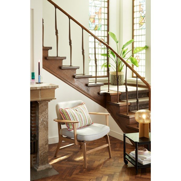 Narančasta stolna lampa sa staklenim sjenilom (visina 36 cm) Podium – Hübsch-image-3