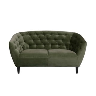 Zeleni baršunasti kauč Acton Ria, 150 cm