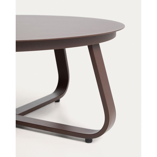 Metalni okrugao vrtni stolić za kavu ø 80 cm Tamaris – Kave Home-image-2