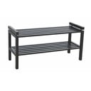 Crni ormarić za cipele od punog hrasta Confetti – Rowico