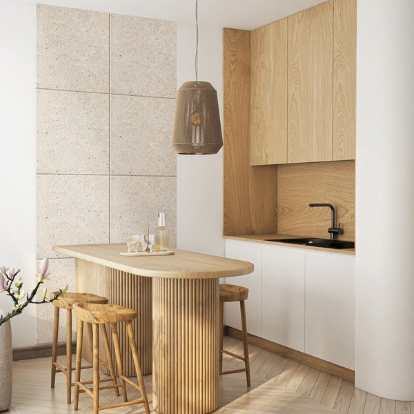 Tekstilni akustični paneli 2 kom 60x60 cm Terrazzo – Styler-image-1