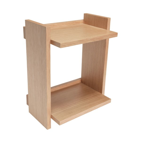 Polica s više razina u dekoru hrasta u prirodnoj boji 34 cm Forma – Hübsch-image-2