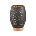 Crna stolna lampa (visina 21 cm) Bidar – Reality