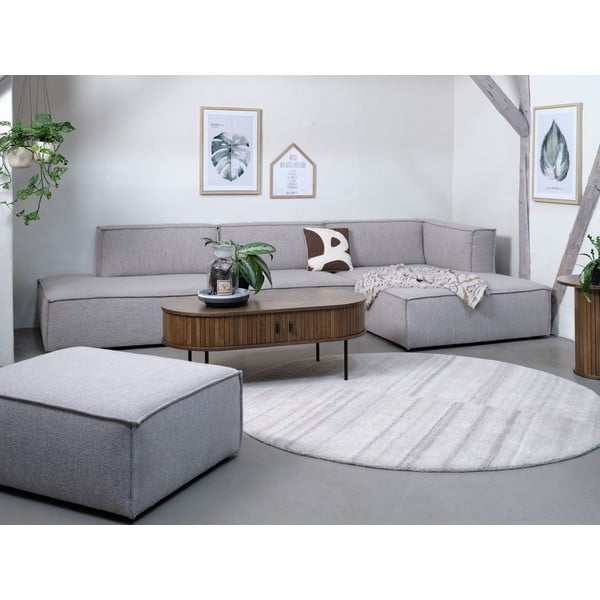 Stolić u dekoru hrasta u prirodnoj boji 60x120 cm Nola - Unique Furniture-image-4