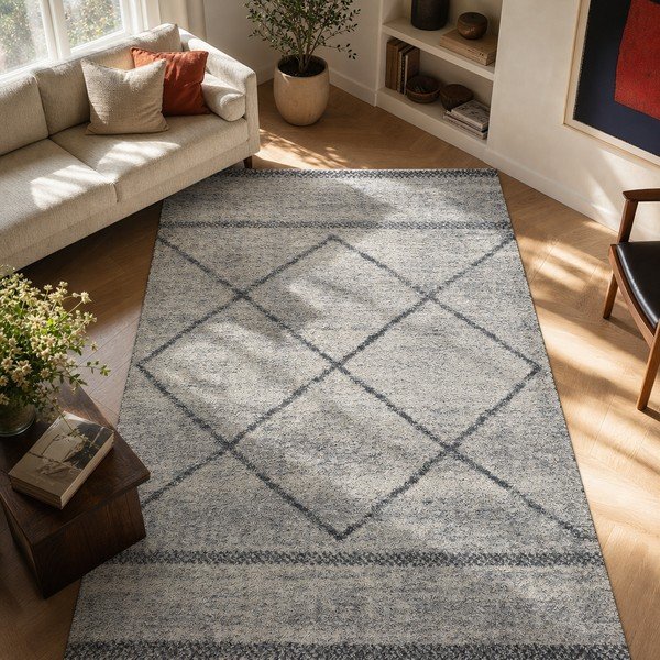 Sivi tepih Universal Kasbah Gris, 80 x 150 cm-image-4