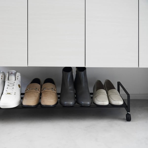 Crni metalni stalak za cipele 83,5x14,5x27,5 cm Tower – YAMAZAKI-image-3