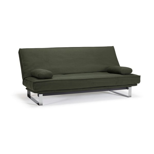 Tamnozeleni kauč na razvlačenje s poklopcem koji se može skinuti Innovation Minimum Twist Dark Green