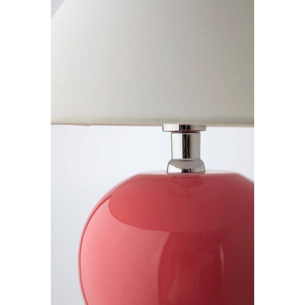 Ružičasta/krem stolna lampa keramička (visina 29 cm) Karamell – Jotex-image-3