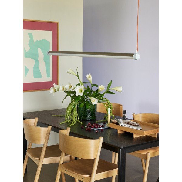 Siva LED viseća svjetiljka s mogućnosti zatamnjivanja Interplay – Hübsch-image-2