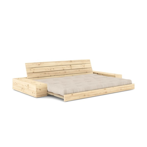 Bež sklopiva sofa 244 cm Base – Karup Design-image-4