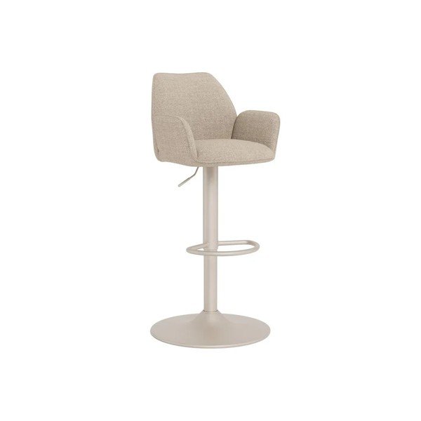 Bež podstavljena barska stolica (visine sjedala 64 cm) Glenda – Actona
