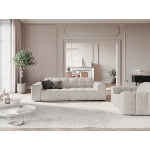 Svijetlo siva sofa 204 cm Chicago – Cosmopolitan Design-image-1