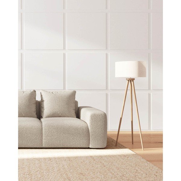Bež sofa od bouclé tkanine 287 cm Feiro – MESONICA-image-4