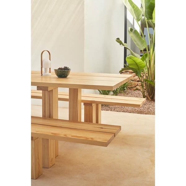 Blagovaonski stol s pločom stola od borovine 100x260 cm Banda – Teulat-image-2