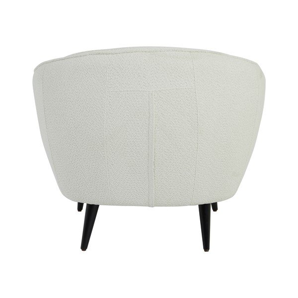 Bijela fotelja od bouclé tkanine Almond – Light & Living-image-4