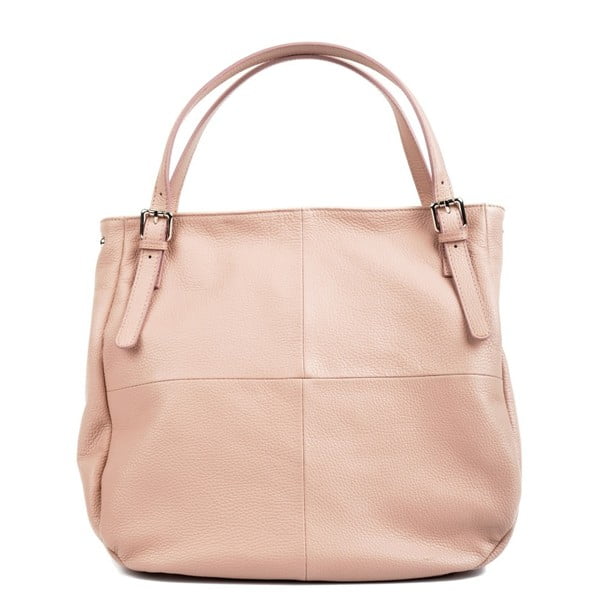 Ružičasta kožna torbica Isabella Rhea Nicole