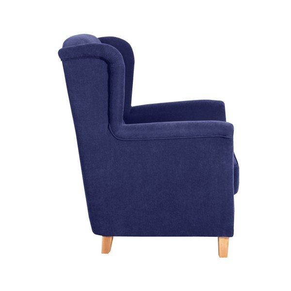 Plava fotelja Max Winzer Agnetha Velvet-image-2