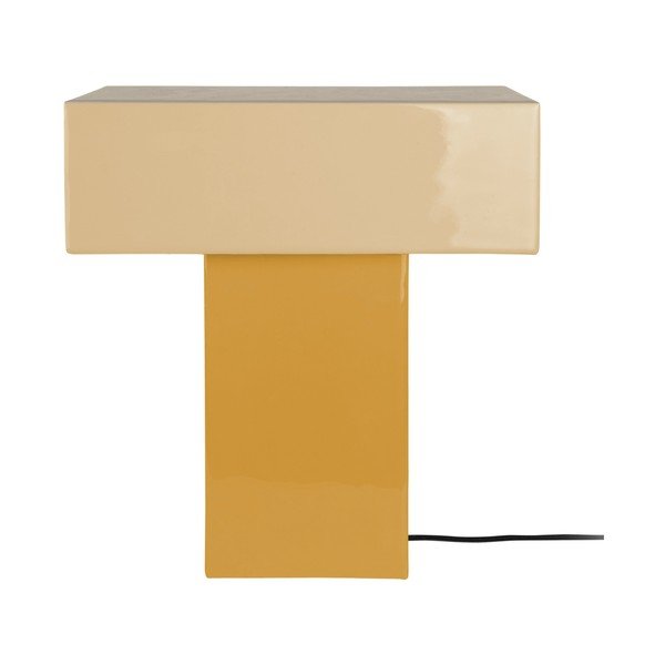 Žuta  stolna lampa (visina 35 cm) Grato Recto – Leitmotiv