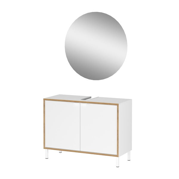 Bijeli set namještaja za kupaonicu Topeka – Germania