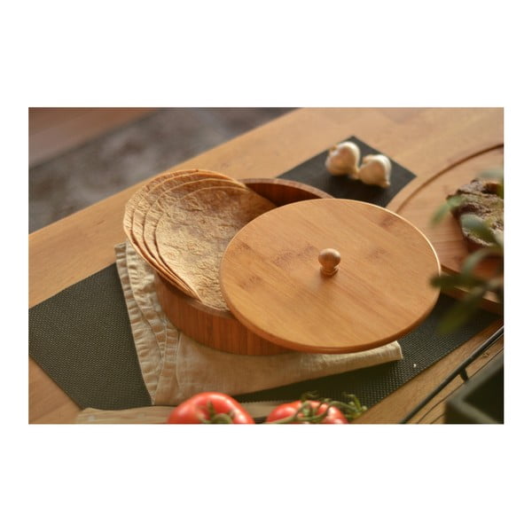 Kutija za tortilje od bambusa Bambum Pekit, 20 x 20 cm-image-2