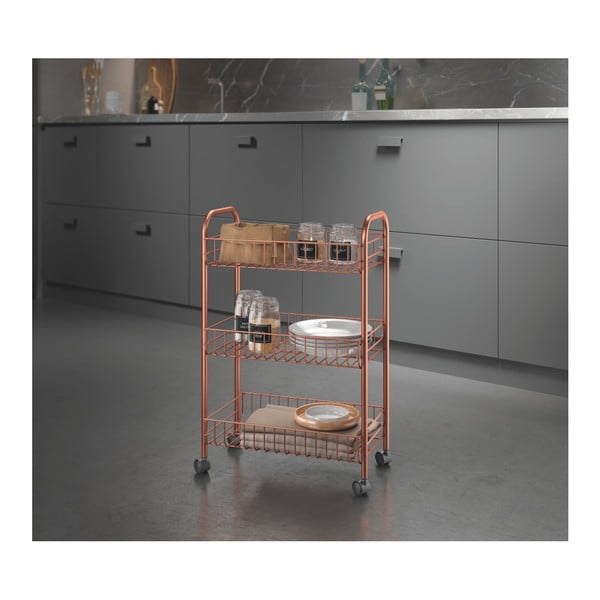 Mobilni organizator sa 3 police u bakrenoj boji Metaltex-image-1