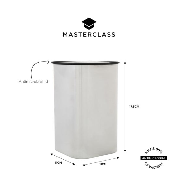 Posuda za namirnice za čuvanje hrane od nehrđajućeg čelika Masterclass – Kitchen Craft-image-2