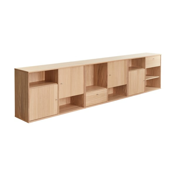 Niska komoda u dekoru hrasta 267x61 cm Mistral - Hammel Furniture-image-3
