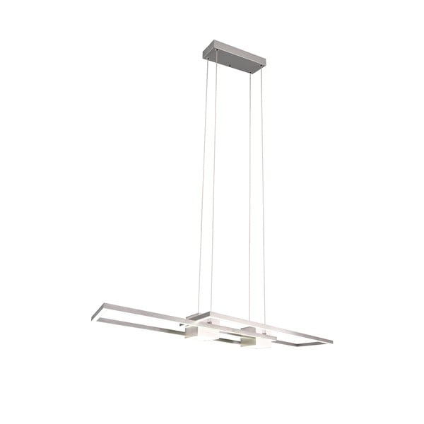 LED viseća svjetiljka s daljinskim upravljačem/s mogućnosti zatamnjivanja u srebrnoj boji Albany – Trio-image-2