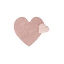 Ružičasti periv/ručno rađen pamučan dječji tepih 160x180 cm Puffy Love – Lorena Canals