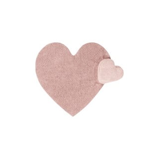 Ružičasti periv/ručno rađen pamučan dječji tepih 160x180 cm Puffy Love – Lorena Canals