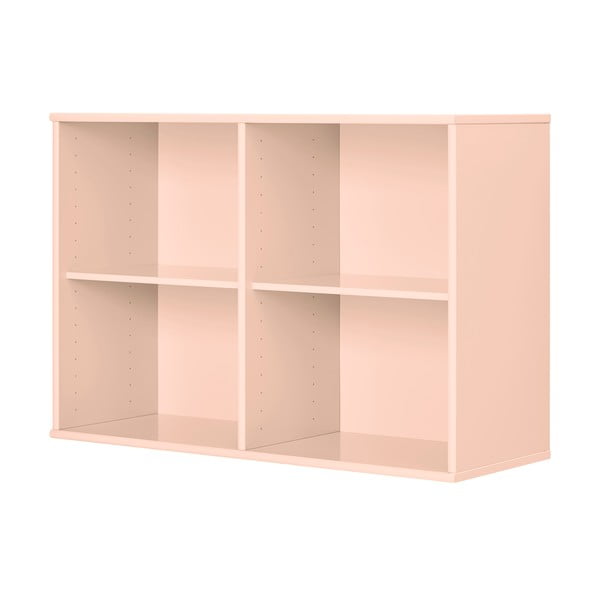 Svijetlo ružičasta viseća biblioteka 89x61x32,5 cm Mistral – Hammel Furniture-image-1