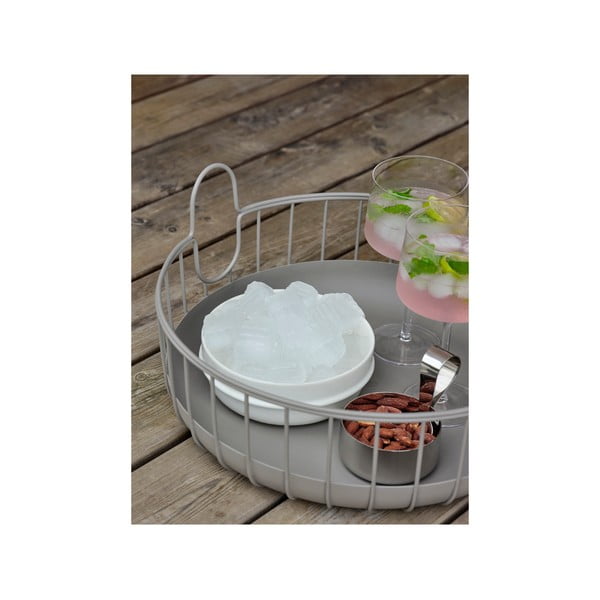 Metalna košara od žice ø 38x18 cm Inu – Zone-image-3