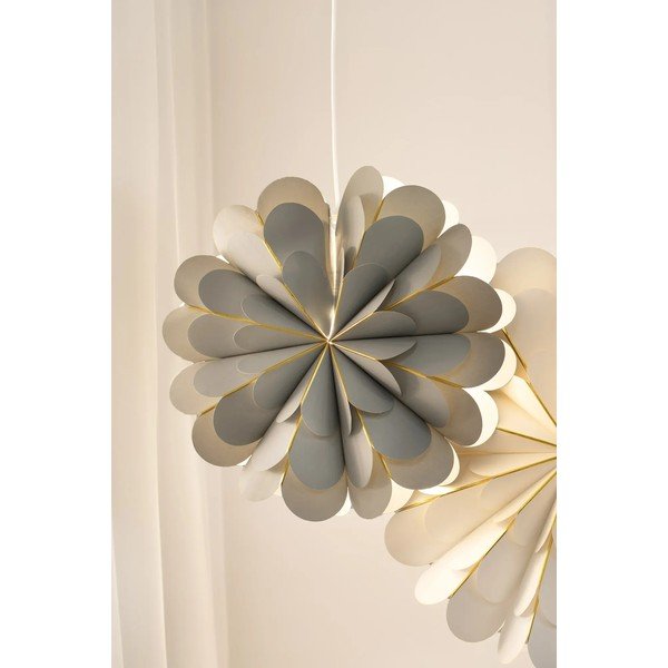 Siva viseća svjetleća dekoracija Markslöjd Marigold, visina 60 cm-image-1