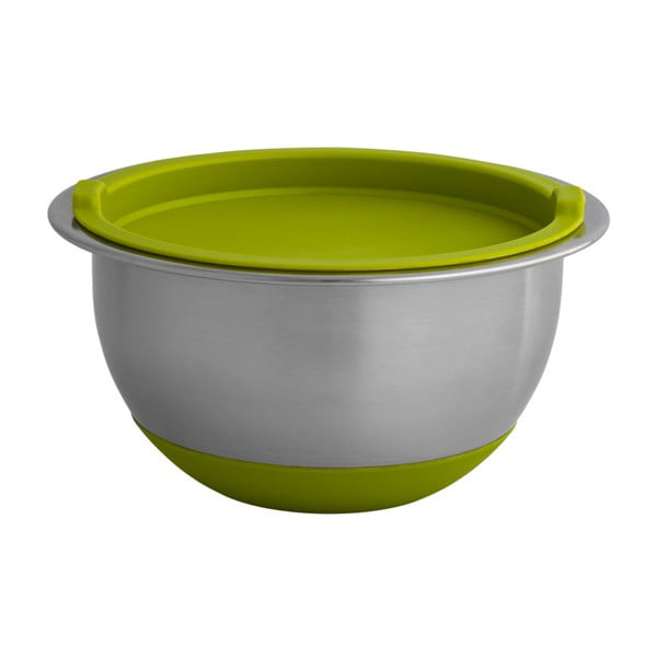 Zdjela sa zelenim silikonskim poklopcem Brandani Bombetta, ⌀ 19 cm