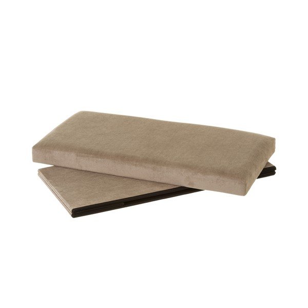 Bež baršunasti tabure Velvet – Casa Selección-image-2