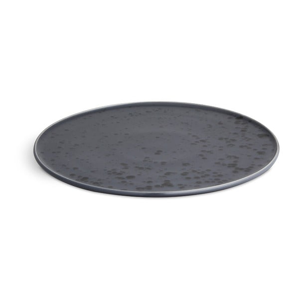 Plavi tanjur od kamenine Kähler Design Ombria, ⌀ 27 cm