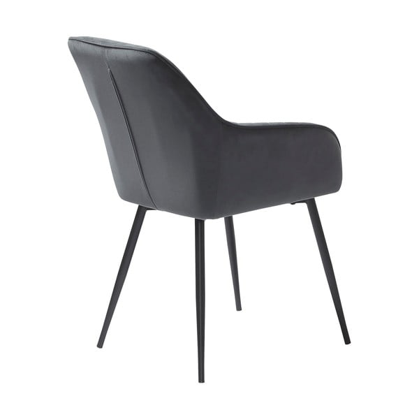 Sive podstavljene blagovaonske stolice u setu s naslonima za ruke 2 kom Nolan Stripe – Unique Furniture-image-3