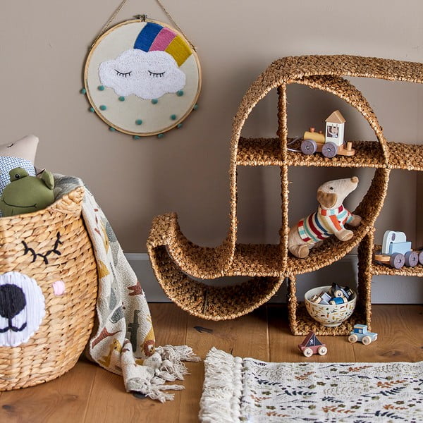 Dječja višeslojna polica od ratana Elmar - Bloomingville Mini-image-1