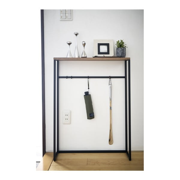 Crni pomoćni stol 18.5x60 cm Tower – YAMAZAKI-image-1