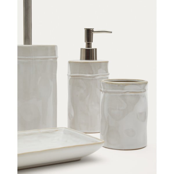 Krem keramički dozator sapuna 650 ml Savel – Kave Home-image-4