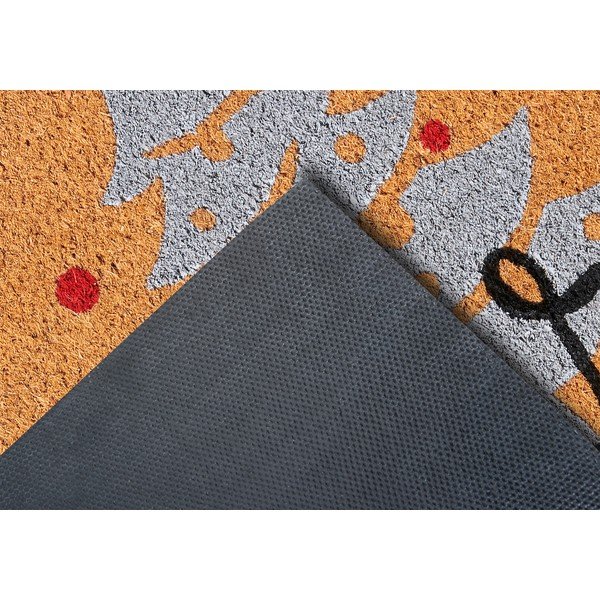 Otirač s božićnim motivom od kokosovih vlakana 40x70 cm Silver Christmas – Hanse Home-image-4