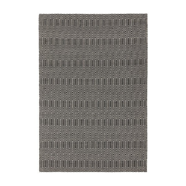 Crni vuneni tepih 200x300 cm Sloan – Asiatic Carpets