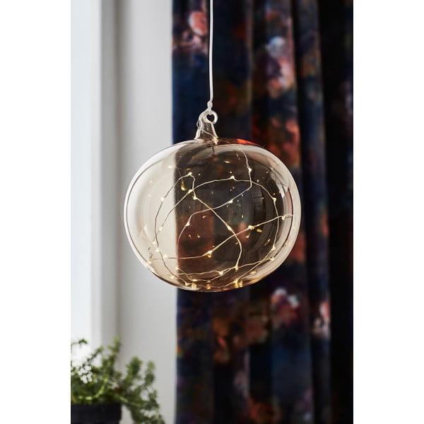Narančasti viseći božićni svjetlosni ukras ø 18 cm Lina – Markslöjd-image-1