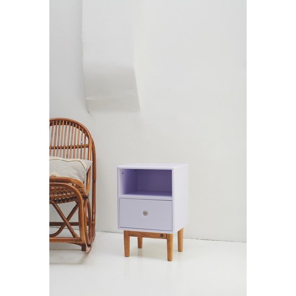 Ljubičasti noćni ormarić Color Box – Tom Tailor-image-1
