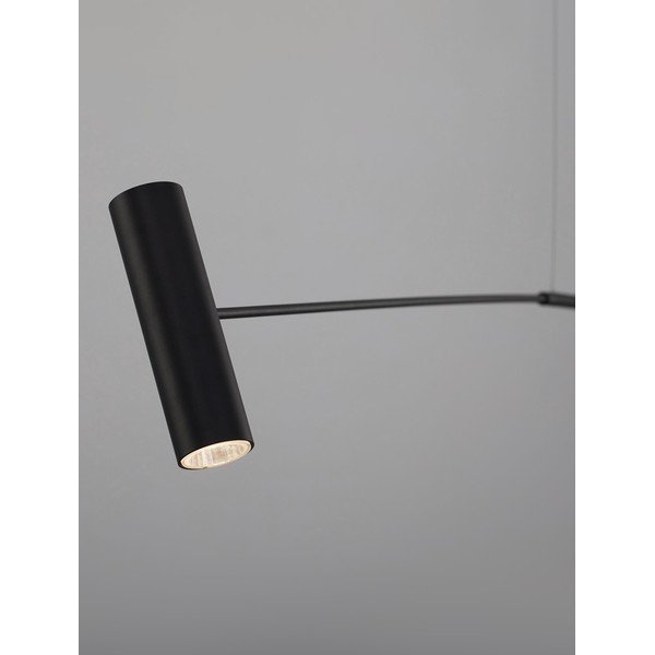 Mat crna metalna LED stojeća svjetiljka (visina 250 cm) Voice – Nova Luce-image-2