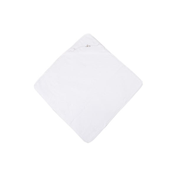 Bijela pamučna deka za bebe za zamatanje 75x75 cm Bebemarin – Mijolnir