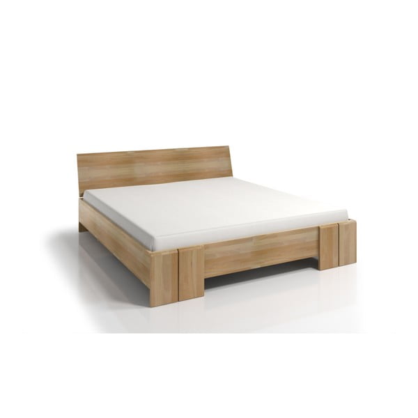 Bračni krevet od bukovog drveta sa prostorom za odlaganje stvari SKANDICA Vestre Maxi, 140 x 200 cm-image-3